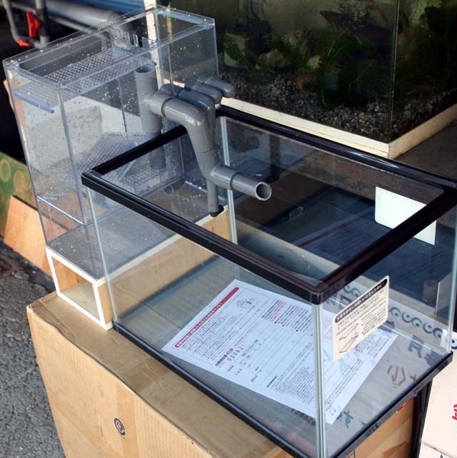 濾過水槽　サンプ 特注】 オーバーフロー水槽 濾過槽 サンプ 送料無料