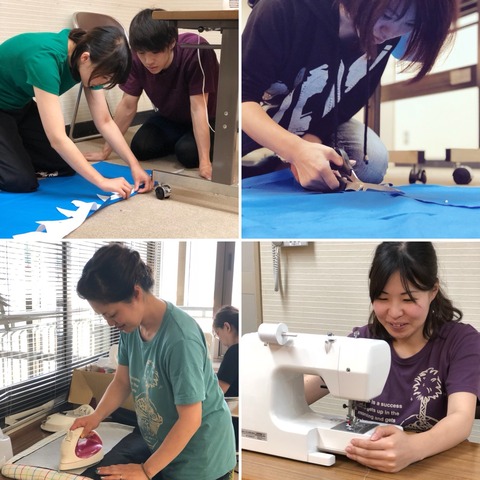 写真7 衣装作り
