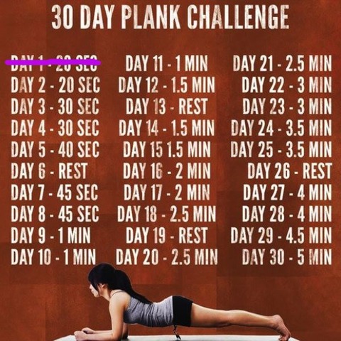 30-Day-Plank-Challenge