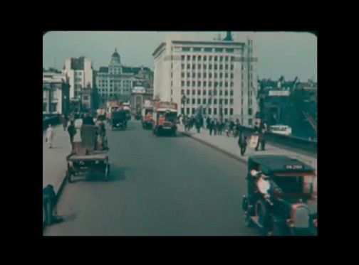 【貴重なカラー映像】 1926年(大正15年)のロンドン