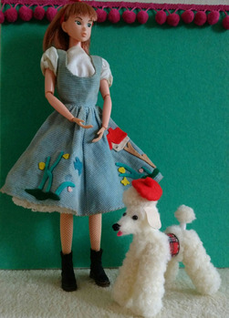poodle with momoko