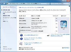 7万円PCのインデックス値