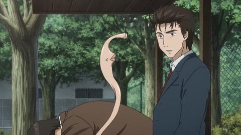 寄生獣 セイの格率 15話「何かが道をやってくる」 137