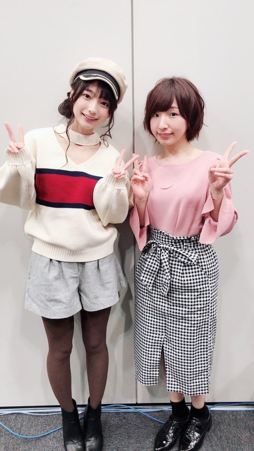 【画像】高野麻里佳さんと洲崎綾さんのツーショットもよいものですな