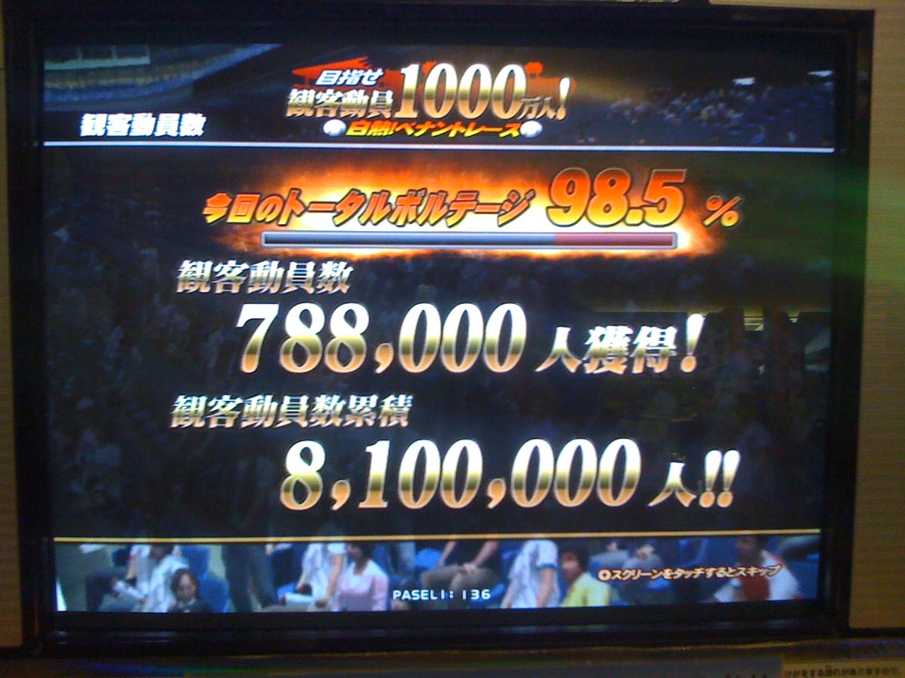 BBH2011目指せ観客動員1000万人！ボルテージ98.5％