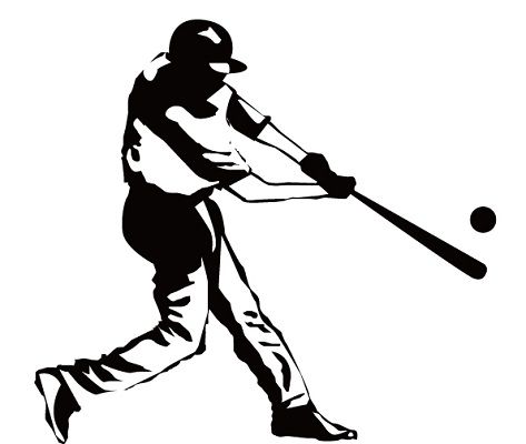 野球フリー画像バッター