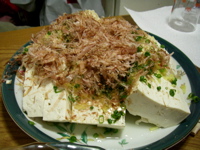 鰹節冷奴