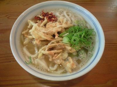 ごぼうてんうどん