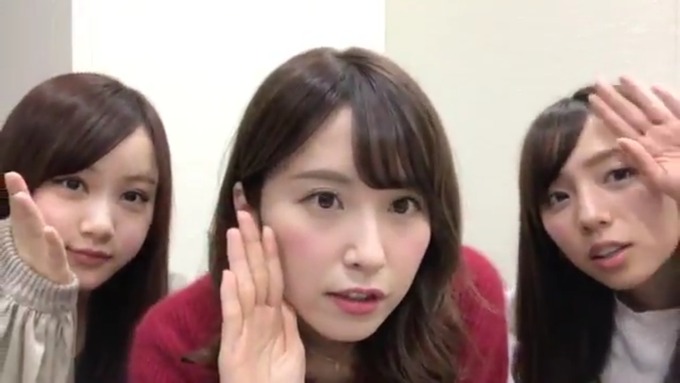 2017,11,27 新内眞衣 衛藤美彩 星野みなみ SR (129)