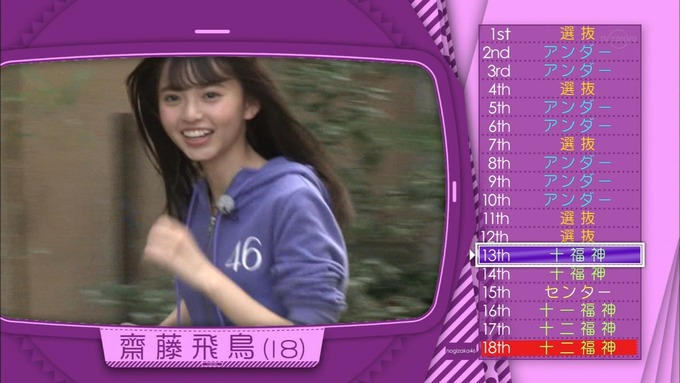 乃木坂工事中 18thシングル選抜 齋藤飛鳥 (8)