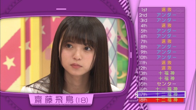 乃木坂工事中 18thシングル選抜 齋藤飛鳥 (11)