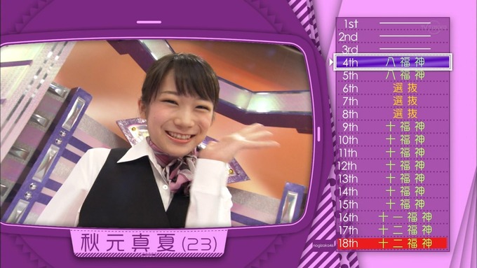 乃木坂工事中 18thシングル選抜 秋元真夏 (4)