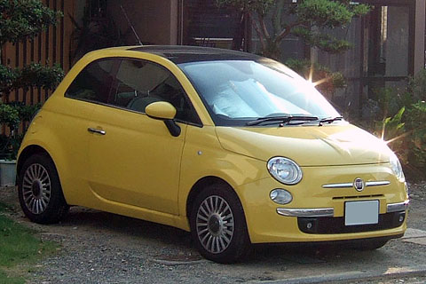 FIAT500 1.4Lounge Yellow