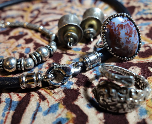 ブロックプリントのエスニック羽織 (5)