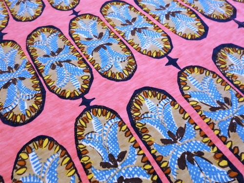 45Rのアフリカンオーバル&ユニクロデニム&ジャマン葉っぱ (3)