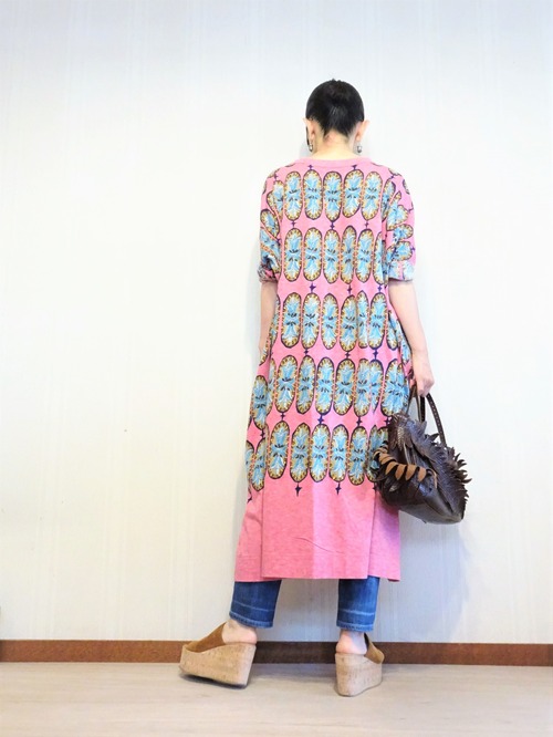 45Rのアフリカンオーバル&ユニクロデニム&ジャマン葉っぱ (4)