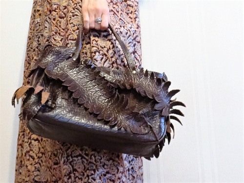 ブロックプリントのエスニック羽織 (4)