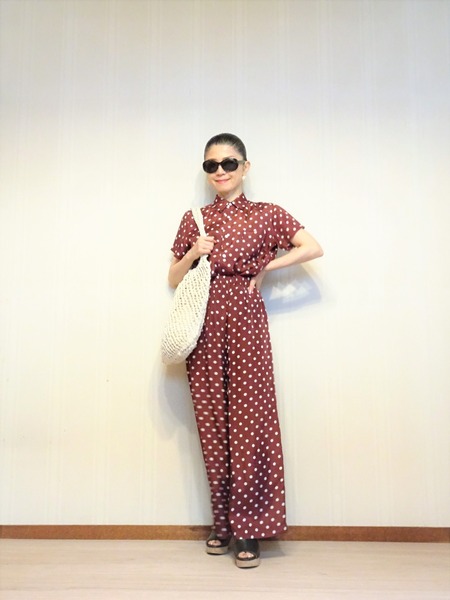 ギャルソン水玉セットアップ (1)