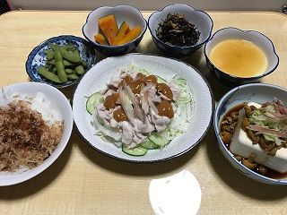 夕飯晩酌献立