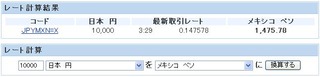 円からペソ