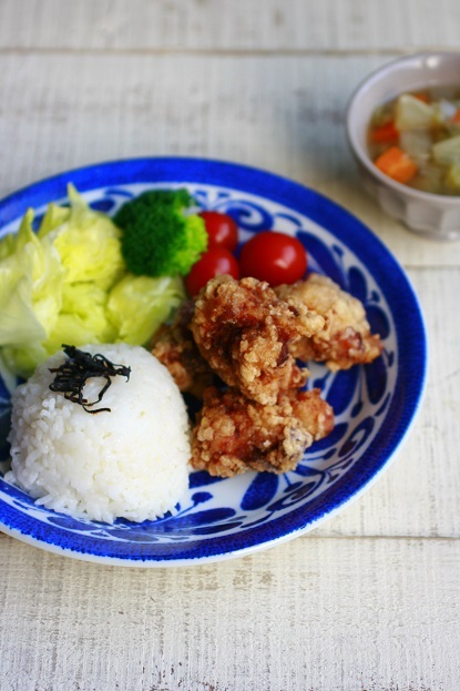 からあげ定食の夜ごはん おおもとのりこ オフィシャルブログ ハレの日ごはん Powered By ライブドアブログ