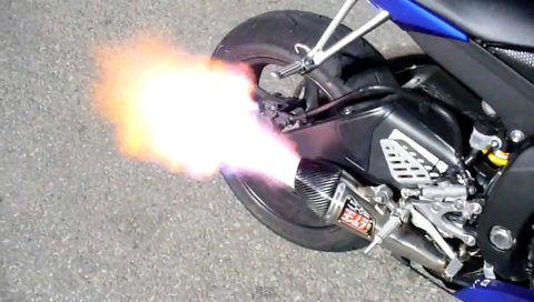 bike flames