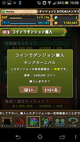 コインでダンジョンを購入05