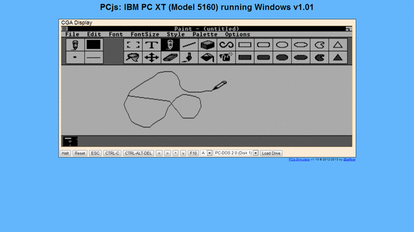 ブラウザでWindows07