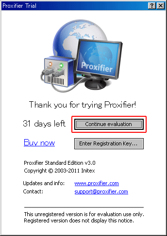 Proxifier設定01