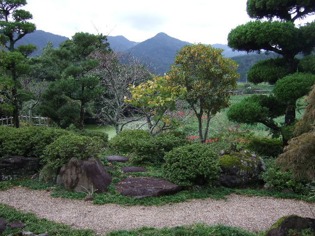 実家の日本庭園1