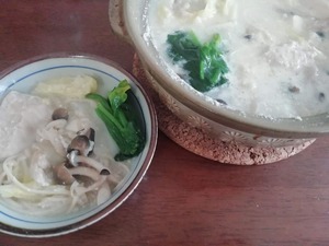 ひとり豆乳鍋