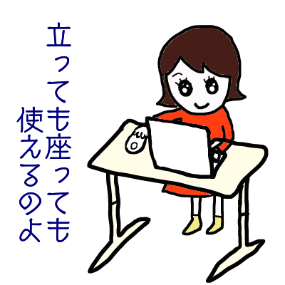 立っても座っても