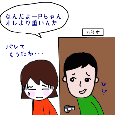 体重がバレる