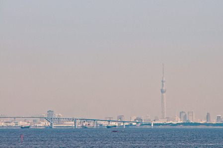 東京スカイツリーと東京ゲードブリッジ