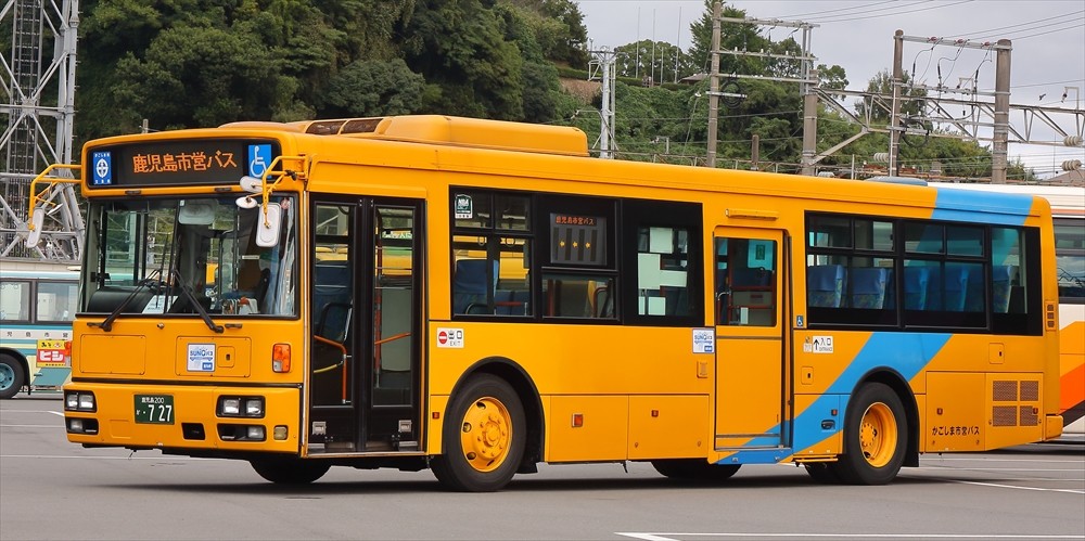 鹿児島市交通局 鹿児島200か727 バスの世界へ