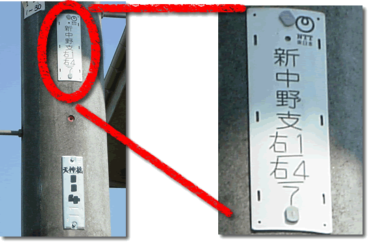 第3回 電柱番号の仕組み 直線編 日本サーチウォーク協会 サーチウォークのページ