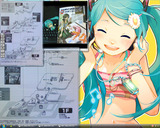 C74コミケのコスプレ広場 ビッグサイト西館エスカレーター