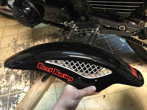 BEETメッシュフェンダー③ : Z400GP専門店 エムゼクト つね