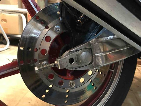 Z400GP？純正リヤホイール　ローター付！ Z400GP 純正リアブレーキマスター 他部品 プチオーバーホール 2025年