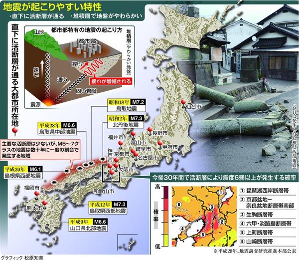 1ヶ月前の東北大教授「南海トラフ巨大地震の前に大阪北部で起きる地震に注目している」