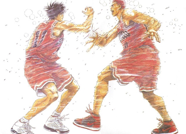 燃える
