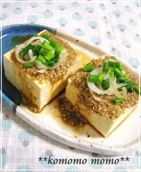 ごまだれ豆腐