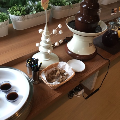 チョコフォンデュ
