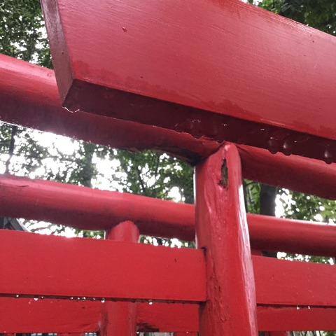 雨上がりの神社