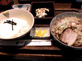 山掛け丼+うーめん