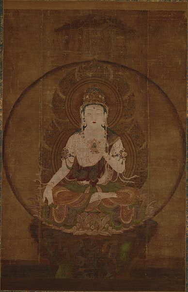絹本著色虚空蔵菩薩像 東京国立博物館蔵 平安時代後期 国宝