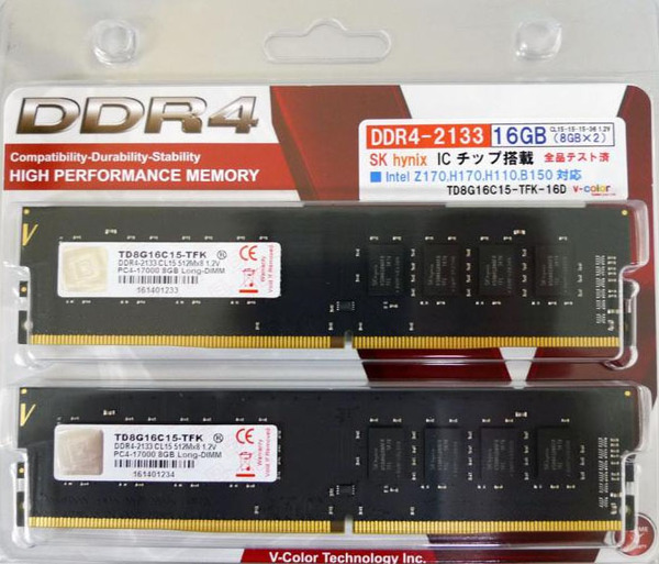 V-Color DDR4-2133_dual