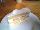 オークウッドカフェ メロンのショートケーキ