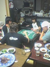 いわき市・ユースタケオ自宅にて深夜麻雀