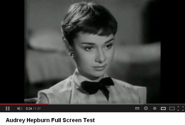 Audrey Hepburn Full Screen Test